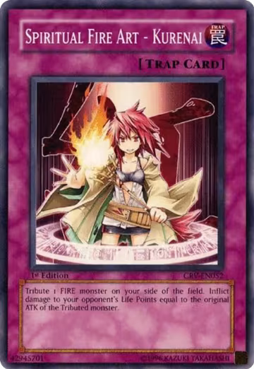 Spiritual Fire Art - Kurenai (CRV-EN052), Cybernetic Revolution — Yu-Gi-Oh! card price