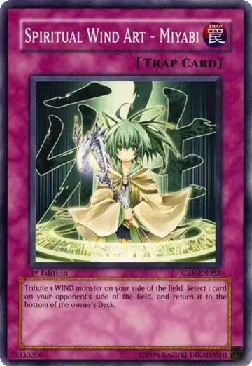 Spiritual Wind Art - Miyabi (CRV-EN053), Cybernetic Revolution — Yu-Gi-Oh! card price