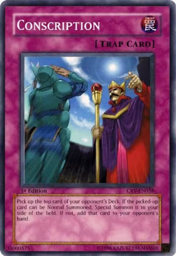 Conscription (CRV-EN058), Cybernetic Revolution — Yu-Gi-Oh! card price