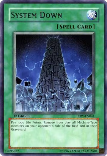 System Down (CRV-EN041), Cybernetic Revolution — Yu-Gi-Oh! card price