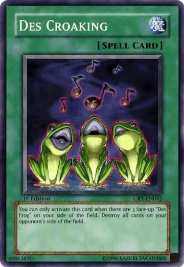 Des Croaking (CRV-EN042), Cybernetic Revolution — Yu-Gi-Oh! card price