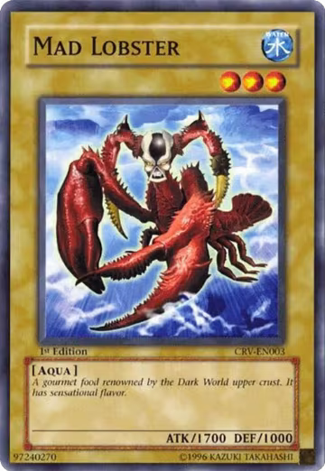 Mad Lobster (CRV-EN003), Cybernetic Revolution — Yu-Gi-Oh! card price