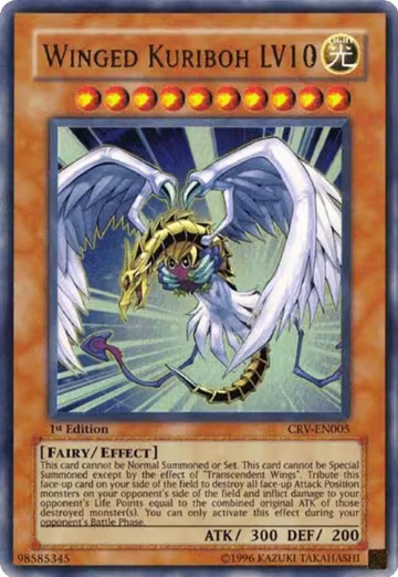 Winged Kuriboh LV10 (CRV-EN005), Cybernetic Revolution — Yu-Gi-Oh! card price
