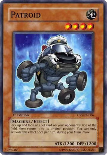Patroid (CRV-EN006), Cybernetic Revolution — Yu-Gi-Oh! card price