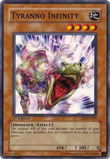 Tyranno Infinity (CRV-EN029), Cybernetic Revolution — Yu-Gi-Oh! card price