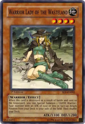 Warrior Lady of the Wasteland (SD5-EN002), Structure Deck: Warrior's Triumph — Yu-Gi-Oh! card price