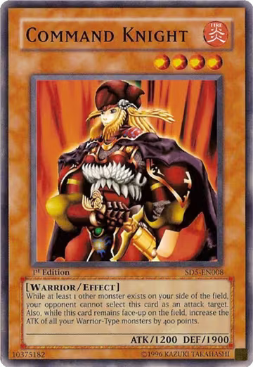 Command Knight (SD5-EN008), Structure Deck: Warrior's Triumph — Yu-Gi-Oh! card price
