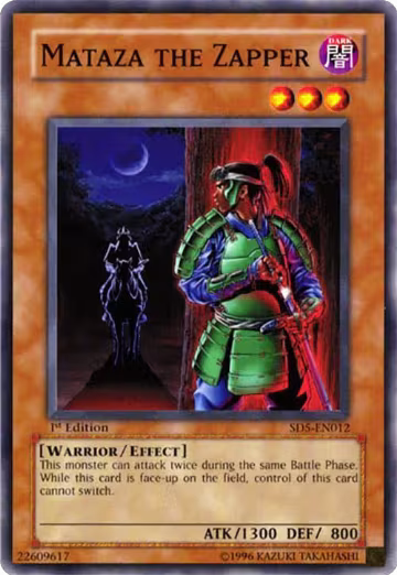 Mataza the Zapper (SD5-EN012), Structure Deck: Warrior's Triumph — Yu-Gi-Oh! card price