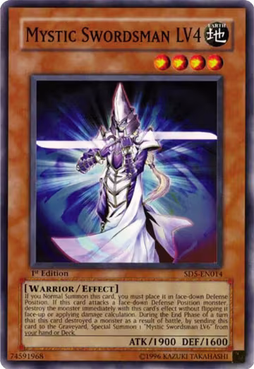 Mystic Swordsman LV4 (SD5-EN014), Structure Deck: Warrior's Triumph — Yu-Gi-Oh! card price