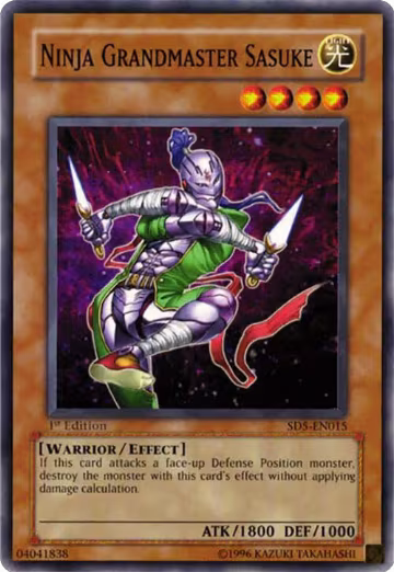 Ninja Grandmaster Sasuke (SD5-EN015) — card price
