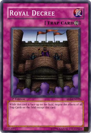 Royal Decree (SD5-EN035) — card price
