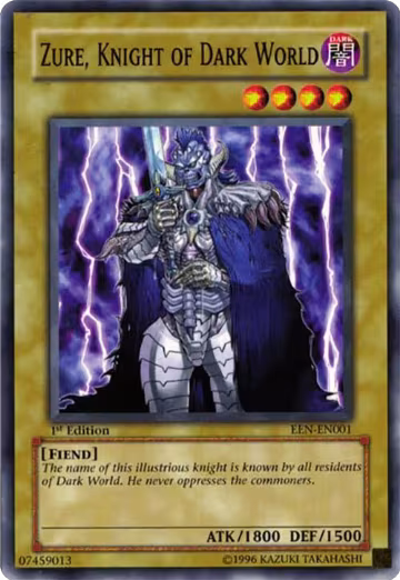 Zure, Knight of Dark World (EEN-EN001), Elemental Energy — Yu-Gi-Oh! card price