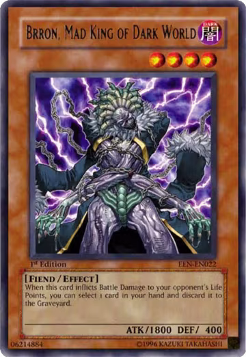 Brron, Mad King of Dark World (EEN-EN022), Elemental Energy — Yu-Gi-Oh! card price