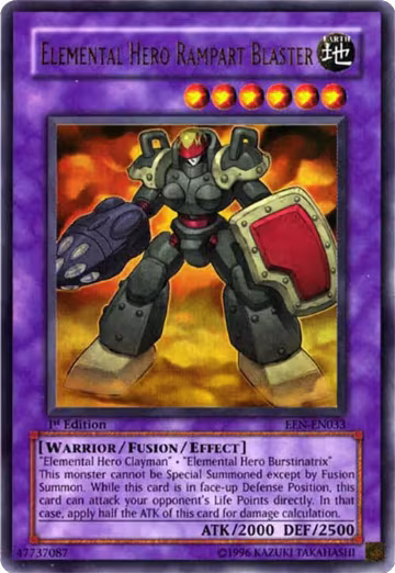 Elemental HERO Rampart Blaster (EEN-EN033), Elemental Energy — Yu-Gi-Oh! card price