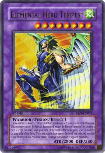 Elemental Hero Tempest (EEN-EN034), Elemental Energy — Yu-Gi-Oh! card price
