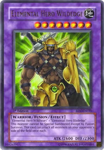 Elemental Hero Wildedge (EEN-EN035), Elemental Energy — Yu-Gi-Oh! card price