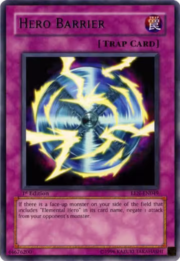 Hero Barrier (EEN-EN049), Elemental Energy — Yu-Gi-Oh! card price