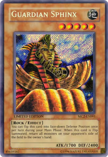 Guardian Sphinx (MC2-EN001), Master Collection Volume 2 — Yu-Gi-Oh! card price