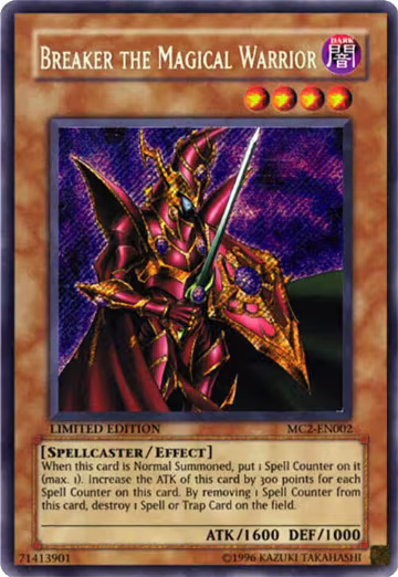 Breaker the Magical Warrior (MC2-EN002), Master Collection Volume 2 — Yu-Gi-Oh! card price