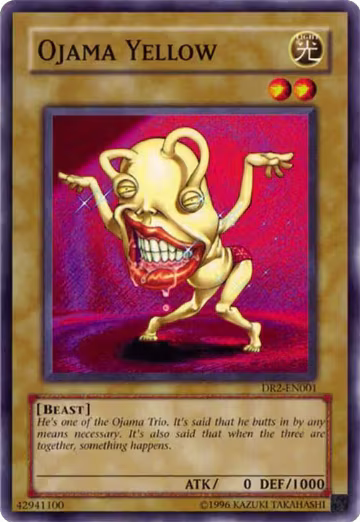 Ojama Yellow (DR2-EN001), Dark Revelation Volume 2 — Yu-Gi-Oh! card price
