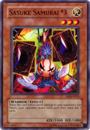Sasuke Samurai #3 (DR2-EN011), Dark Revelation Volume 2 — Yu-Gi-Oh! card price