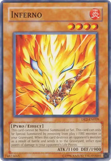 Inferno (DR2-EN019), Dark Revelation Volume 2 — Yu-Gi-Oh! card price