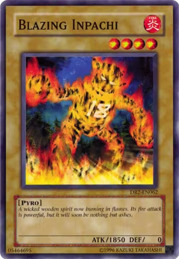 Blazing Inpachi (DR2-EN062), Dark Revelation Volume 2 — Yu-Gi-Oh! card price