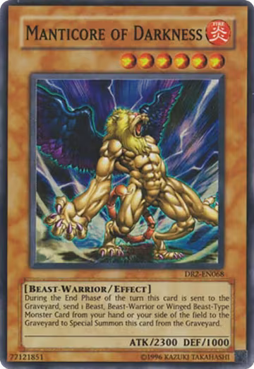 Manticore of Darkness (DR2-EN068), Dark Revelation Volume 2 — Yu-Gi-Oh! card price