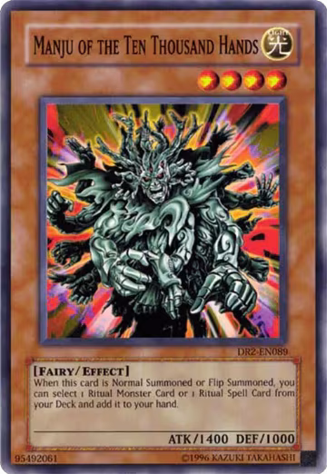 Manju of the Ten Thousand Hands (DR2-EN089), Dark Revelation Volume 2 — Yu-Gi-Oh! card price