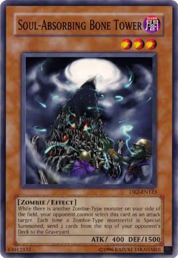 Soul-Absorbing Bone Tower (DR2-EN123), Dark Revelation Volume 2 — Yu-Gi-Oh! card price