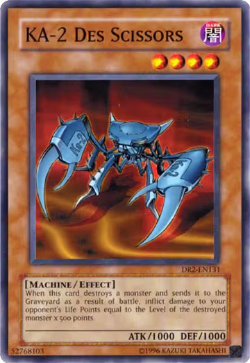 KA-2 Des Scissors (DR2-EN131), Dark Revelation Volume 2 — Yu-Gi-Oh! card price