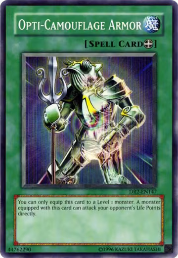 Opti-Camouflage Armor (DR2-EN147), Dark Revelation Volume 2 — Yu-Gi-Oh! card price