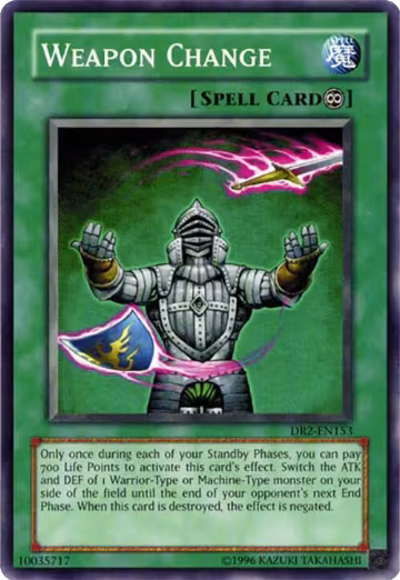 Weapon Change (DR2-EN153), Dark Revelation Volume 2 — Yu-Gi-Oh! card price