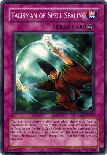 Talisman of Spell Sealing (DR2-EN161), Dark Revelation Volume 2 — Yu-Gi-Oh! card price