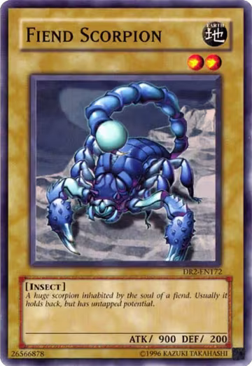 Fiend Scorpion (DR2-EN172), Dark Revelation Volume 2 — Yu-Gi-Oh! card price