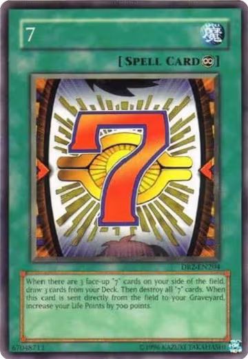 7 (DR2-EN204), Dark Revelation Volume 2 — Yu-Gi-Oh! card price