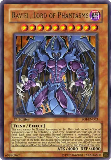 Raviel, Lord of Phantasms (SOI-EN003), Shadow of Infinity — Yu-Gi-Oh! card price