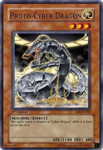 Proto-Cyber Dragon (SOI-EN010), Shadow of Infinity — Yu-Gi-Oh! card price