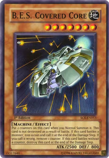 B.E.S. Covered Core (SOI-EN013), Shadow of Infinity — Yu-Gi-Oh! card price