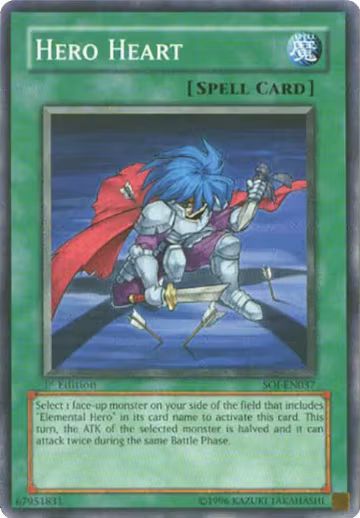 Hero Heart (SOI-EN037), Shadow of Infinity — Yu-Gi-Oh! card price