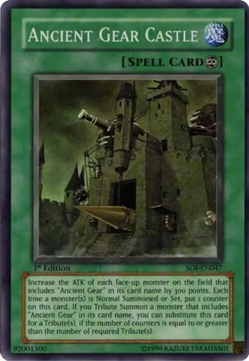 Ancient Gear Castle (SOI-EN047), Shadow of Infinity — Yu-Gi-Oh! card price