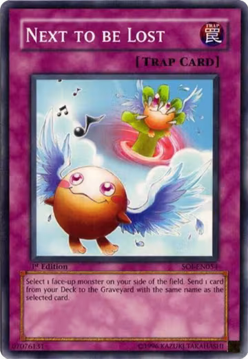 Next to be Lost (SOI-EN054), Shadow of Infinity — Yu-Gi-Oh! card price