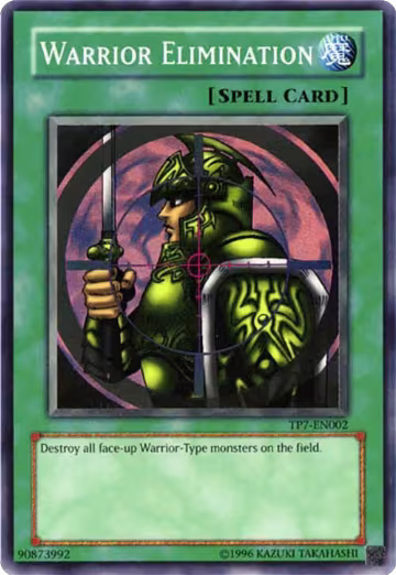 Warrior Elimination (TP7-EN002) — card price