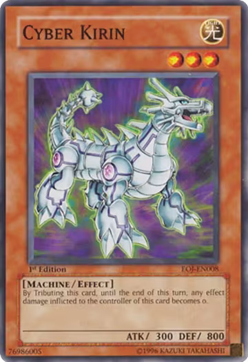 Cyber Kirin (EOJ-EN008), Enemy of Justice — Yu-Gi-Oh! card price