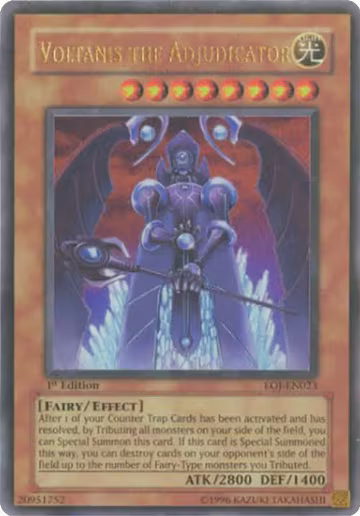 Voltanis the Adjudicator (EOJ-EN023), Enemy of Justice — Yu-Gi-Oh! card price