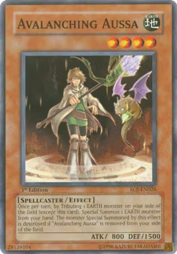 Avalanching Aussa (EOJ-EN026), Enemy of Justice — Yu-Gi-Oh! card price