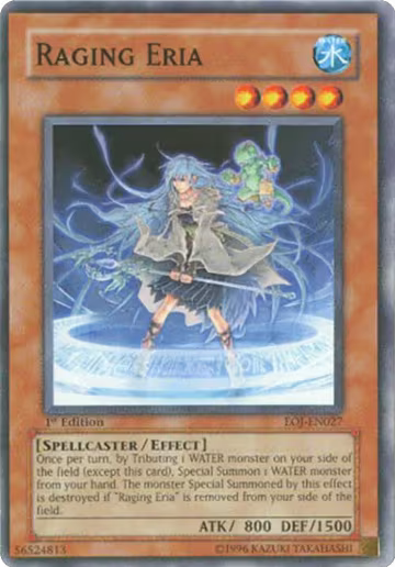 Raging Eria (EOJ-EN027), Enemy of Justice — Yu-Gi-Oh! card price