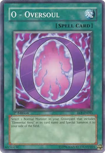 O - Oversoul (EOJ-EN041), Enemy of Justice — Yu-Gi-Oh! card price
