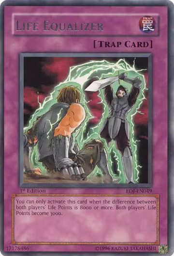 Life Equalizer (EOJ-EN049), Enemy of Justice — Yu-Gi-Oh! card price