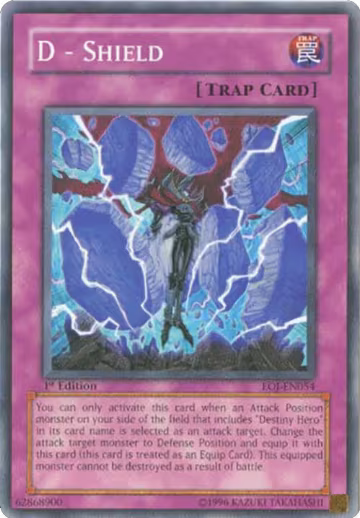 D - Shield (EOJ-EN054), Enemy of Justice — Yu-Gi-Oh! card price